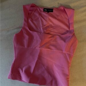 Zara Vibrant Pink Top